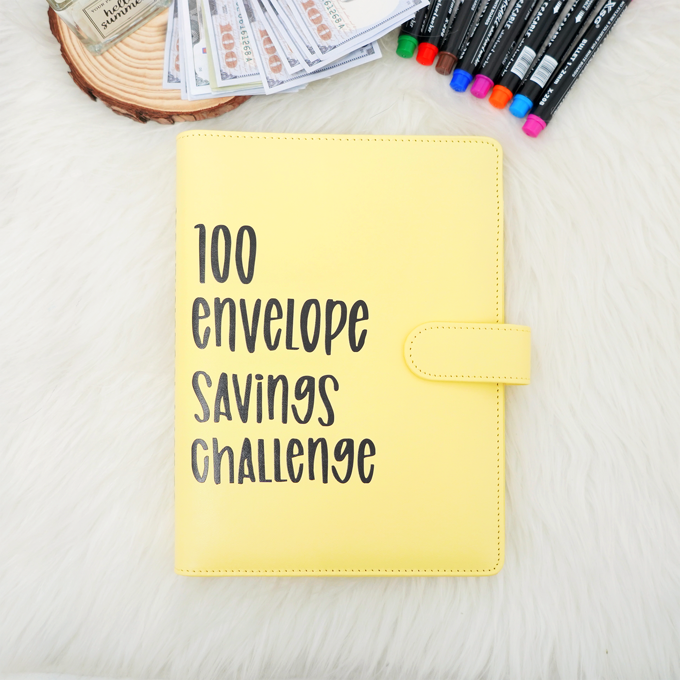 Upgraded 100 Envelope Challenge Binder 3-in-1 New Version